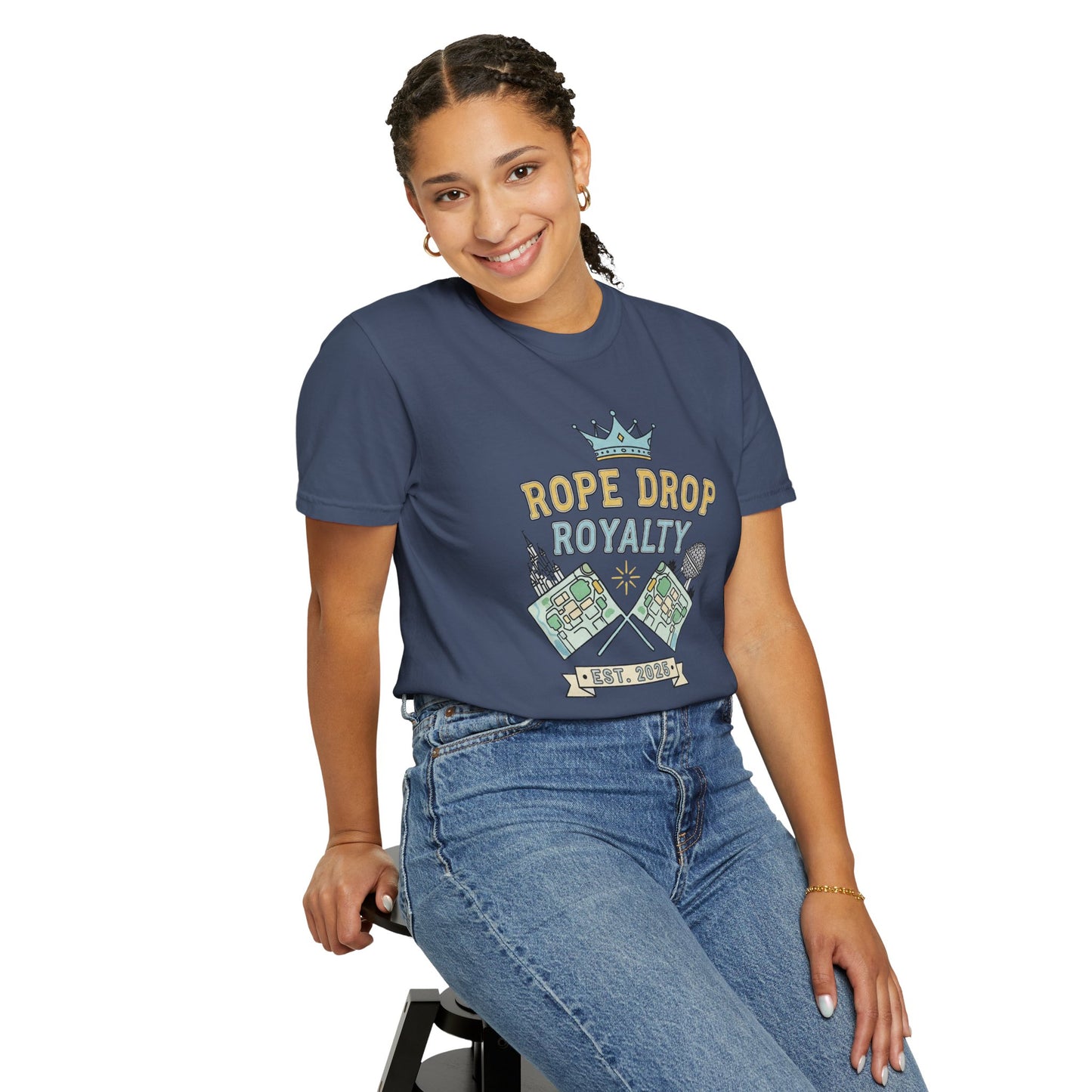 Rope Drop Royalty T-Shirt — Disney Park Early-Risers Tee