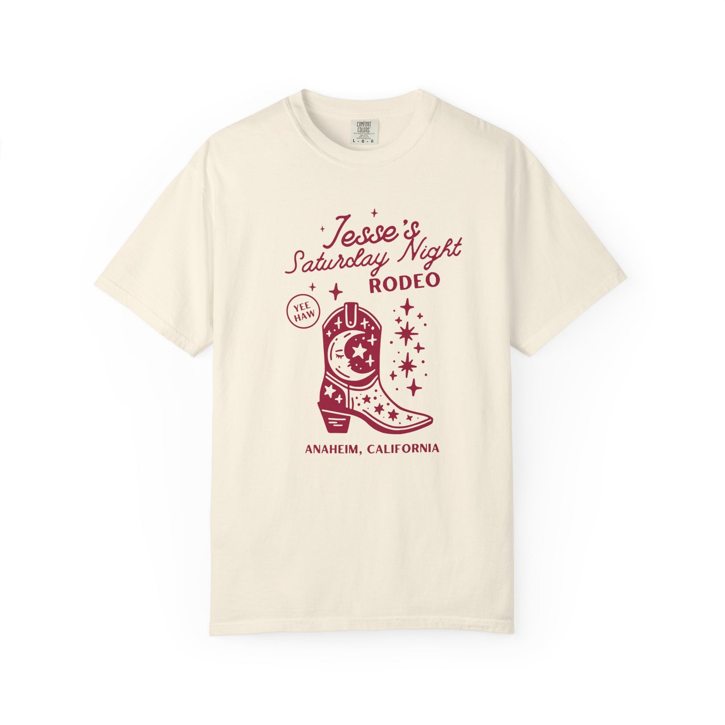 Jesse's Saturday Night Rodeo Comfort Colors Ivory