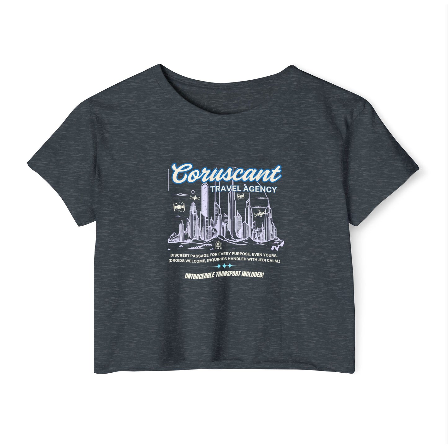 Women's Festival Crop Top - Star Wars Coruscant Travel Agency
