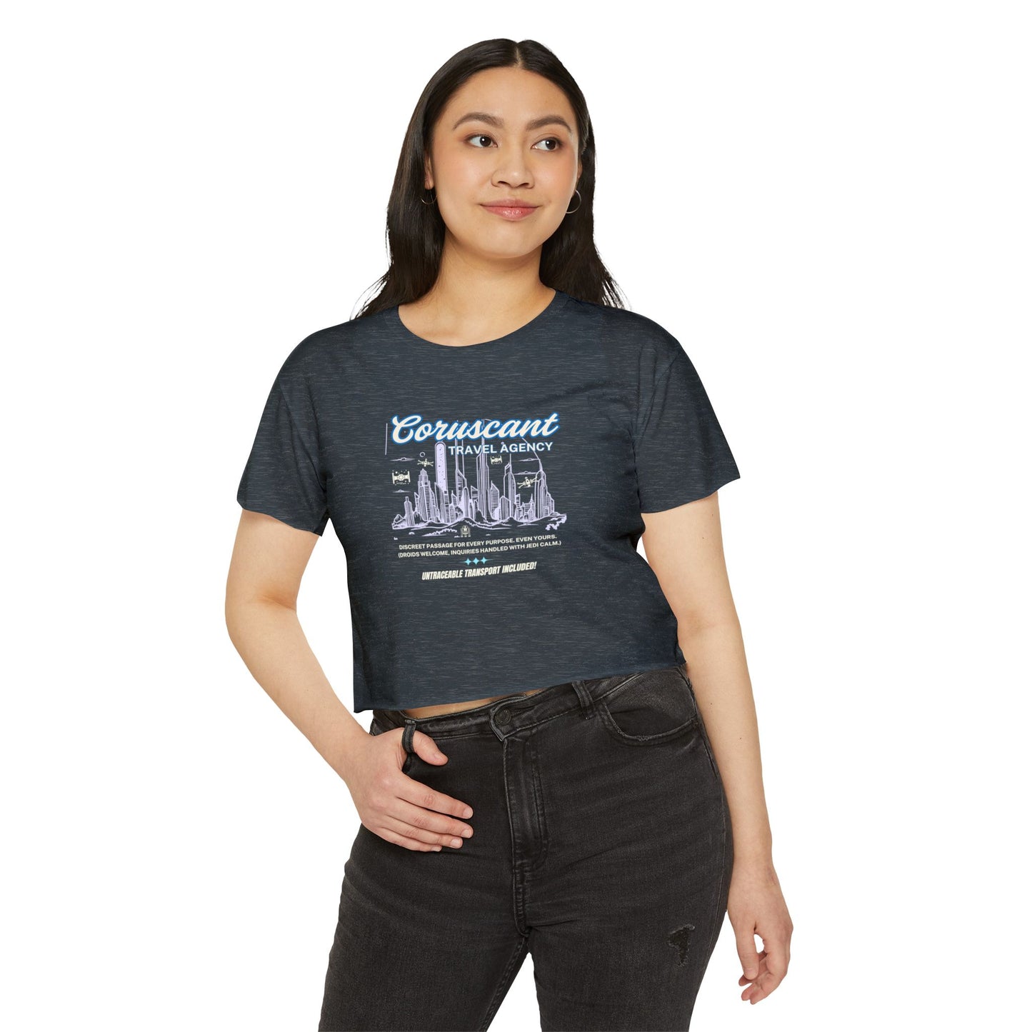 Women's Festival Crop Top - Star Wars Coruscant Travel Agency