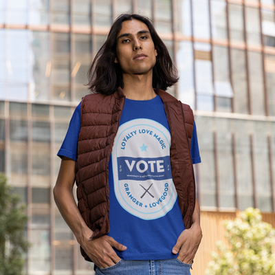 Vote Granger and Lovegood unisex adult t shirt wizarding world