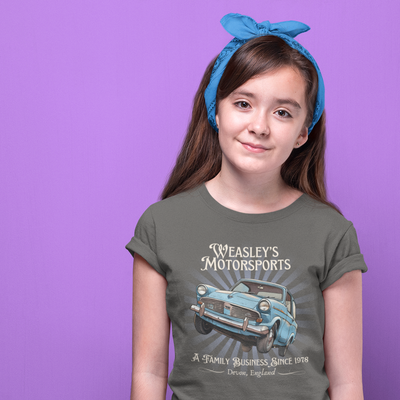 Kids Vintage Weasley's Motorsports Heavy Cotton™ Tee