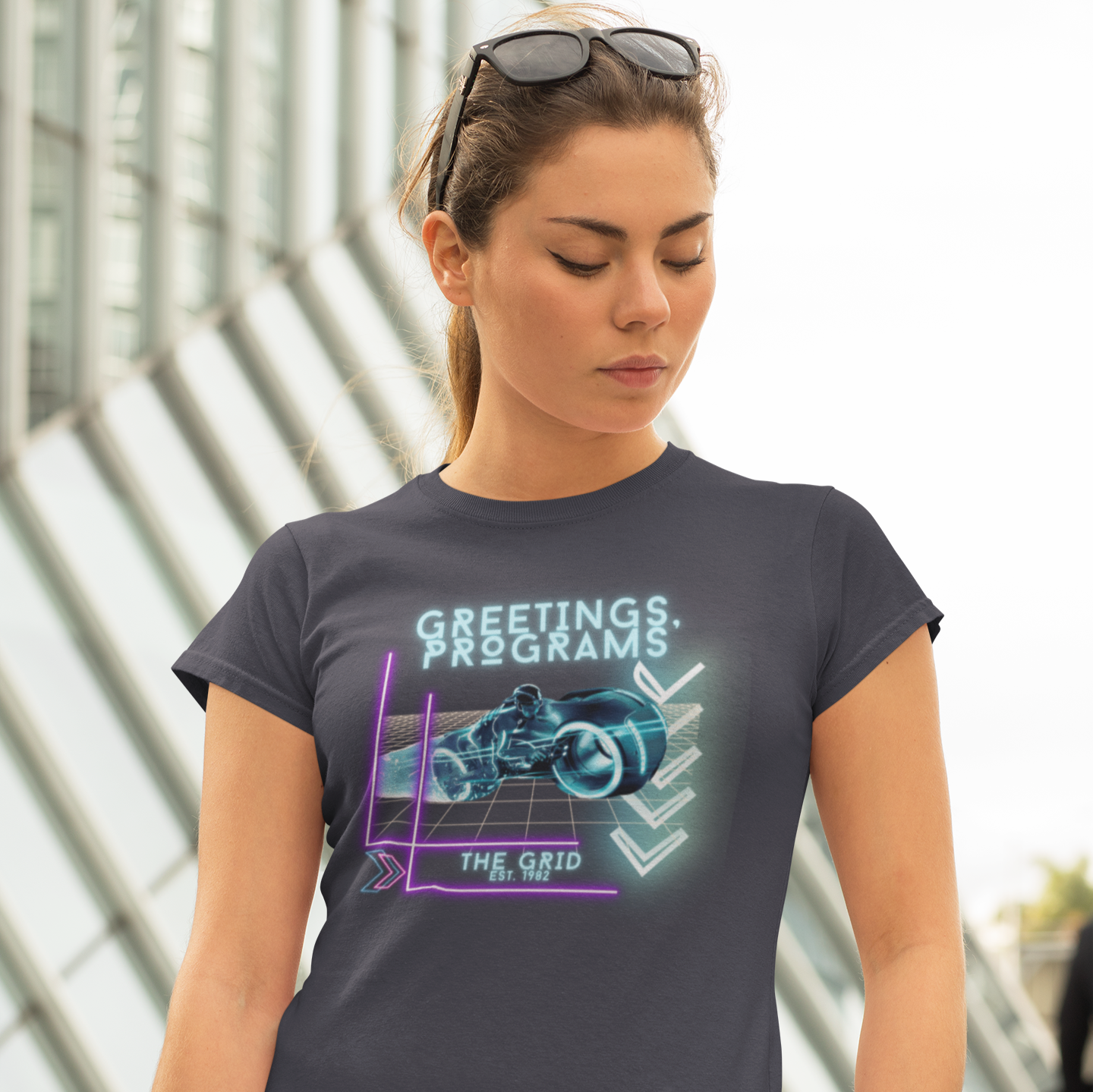 tron disney tee shirt woman