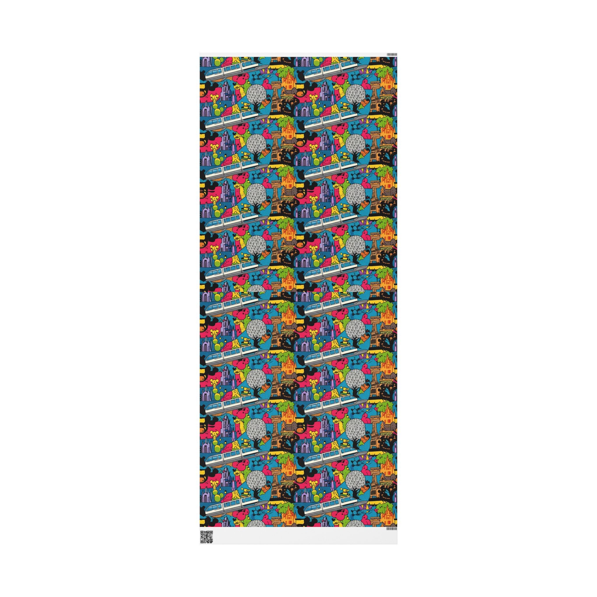 Pop Art Disney Holiday Wrapping Paper