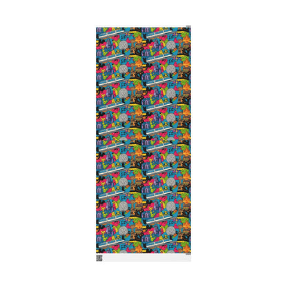 Pop Art Disney Holiday Wrapping Paper