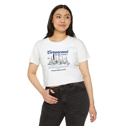 Women's Festival Crop Top - Star Wars Coruscant Travel Agency