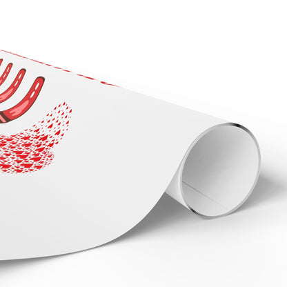 Be Mine On Main Street Valentines Wrapping Paper