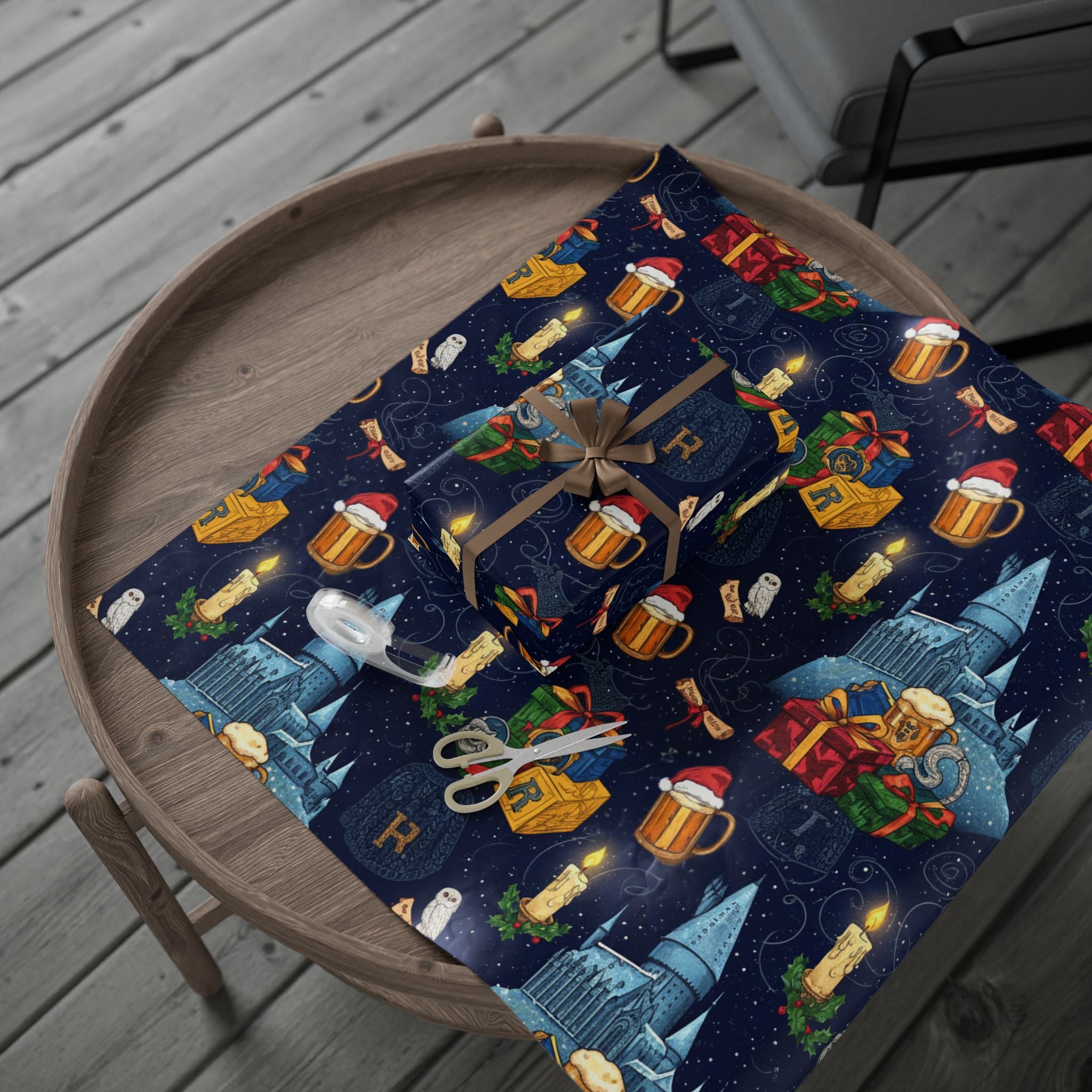 Holidays at Hogwarts Wrapping Paper