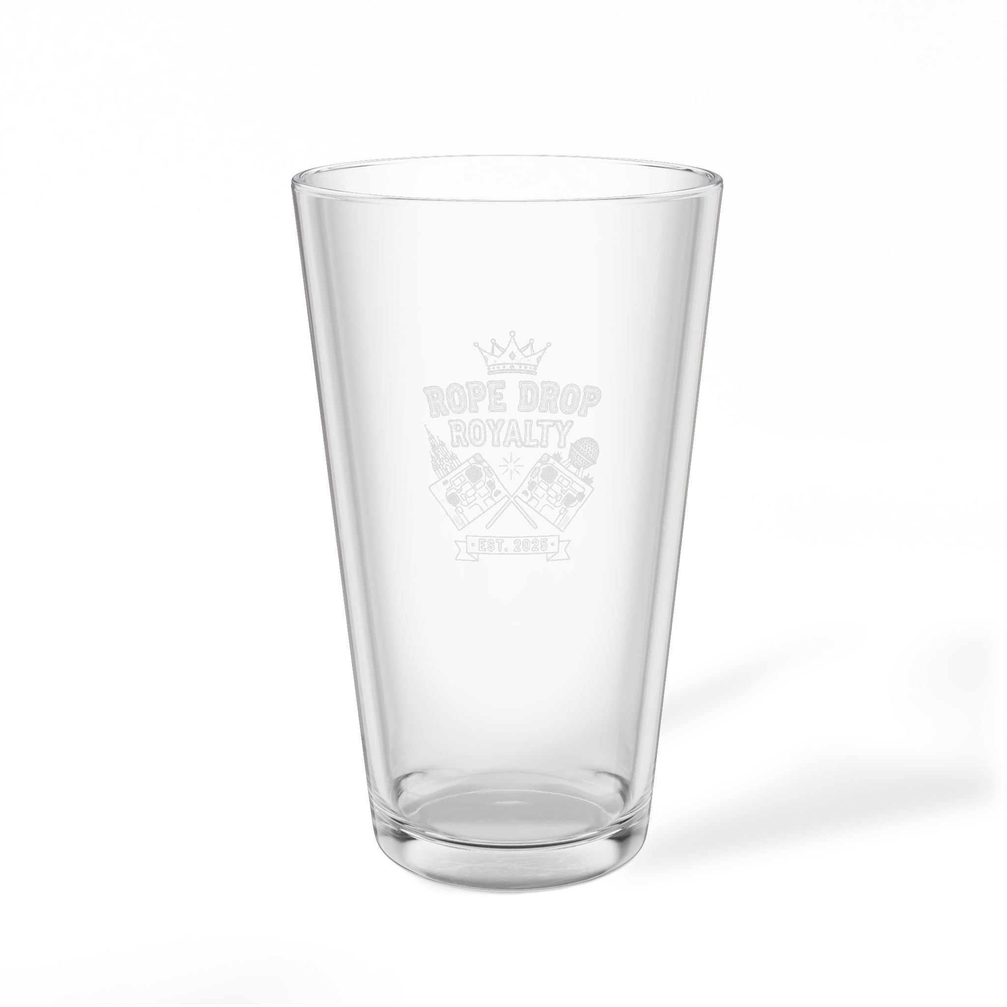 Rope Drop King 16oz Engraved Pint Glass