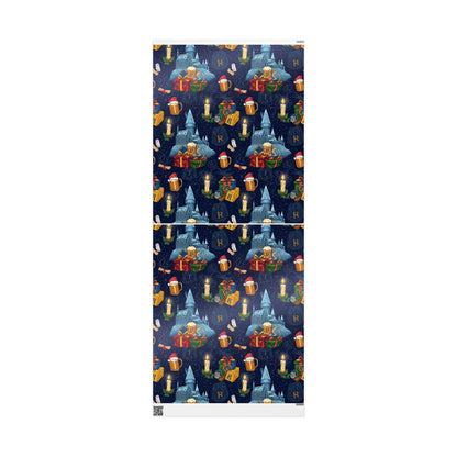Holidays at Hogwarts Wrapping Paper