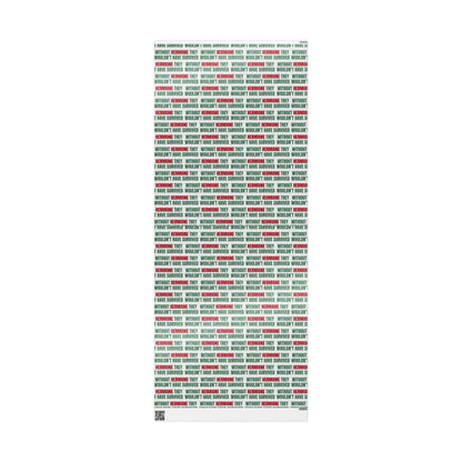 "Without Hermione They Wouldn't Have Survived" Holiday Wrapping Paper
