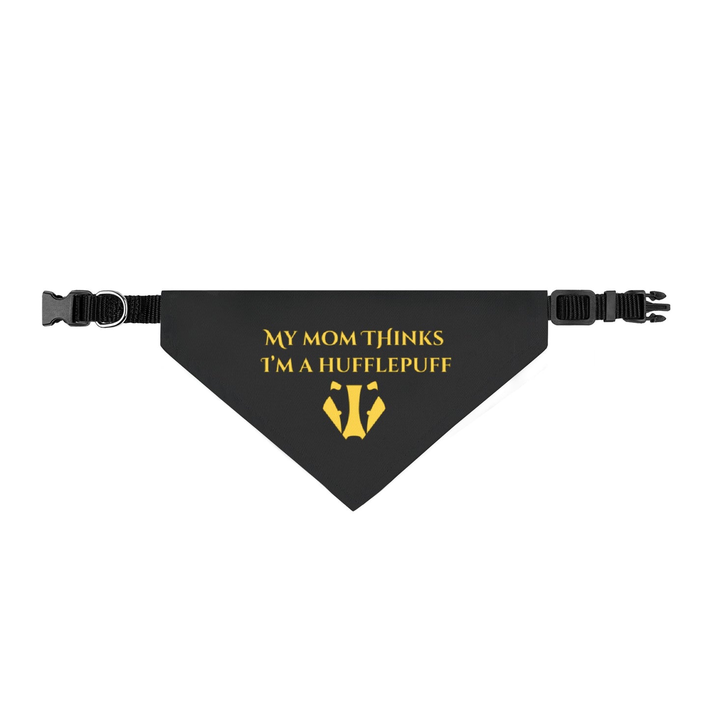 "My Mom Thinks I'm a Hufflepuff" Clip on Bandana