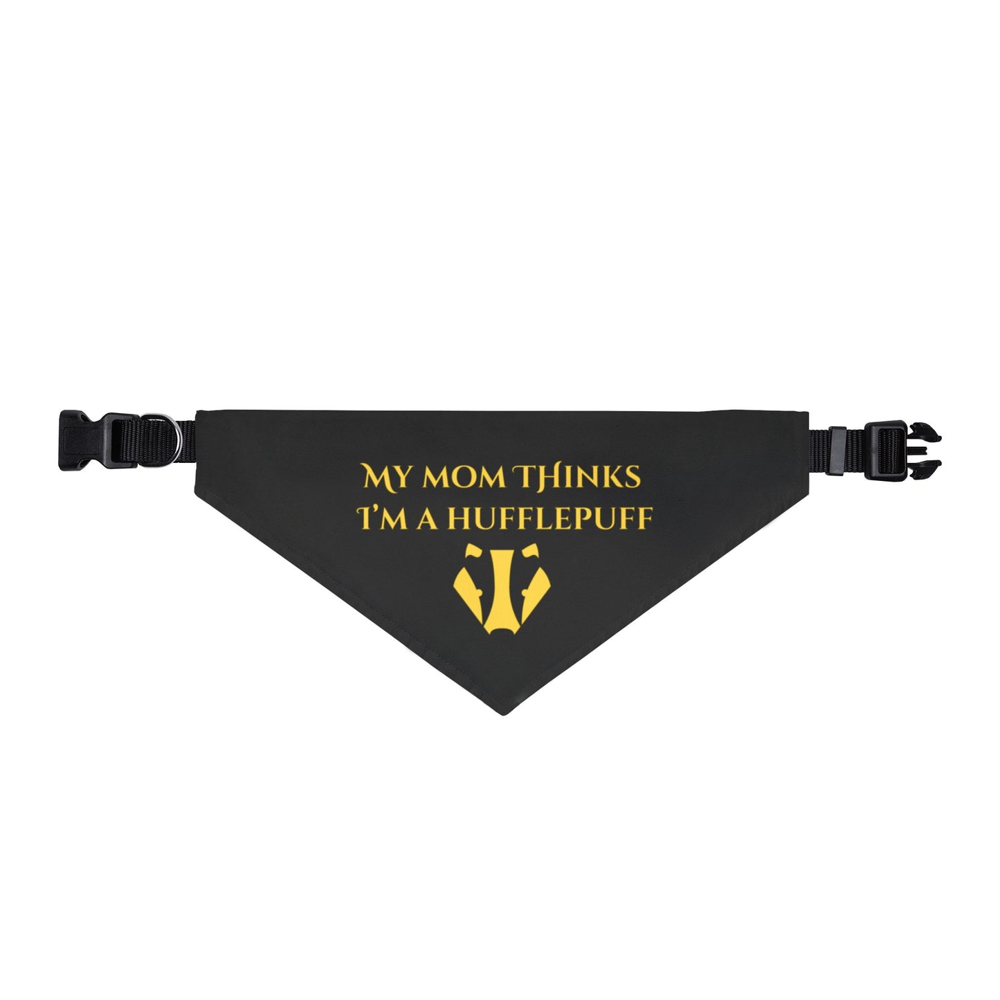 "My Mom Thinks I'm a Hufflepuff" Clip on Bandana