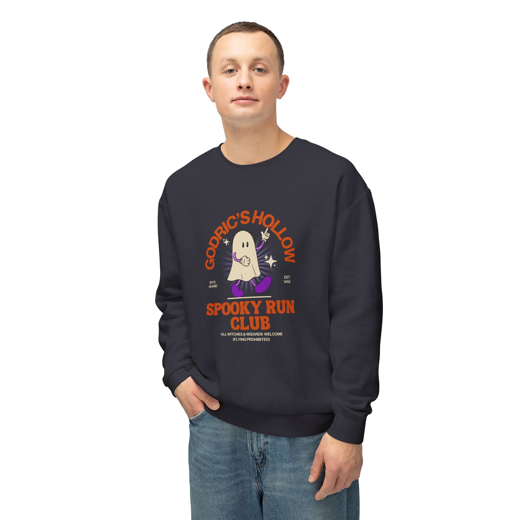 Godric's Hollow Spooky Run Club Halloween Sweatshirt
