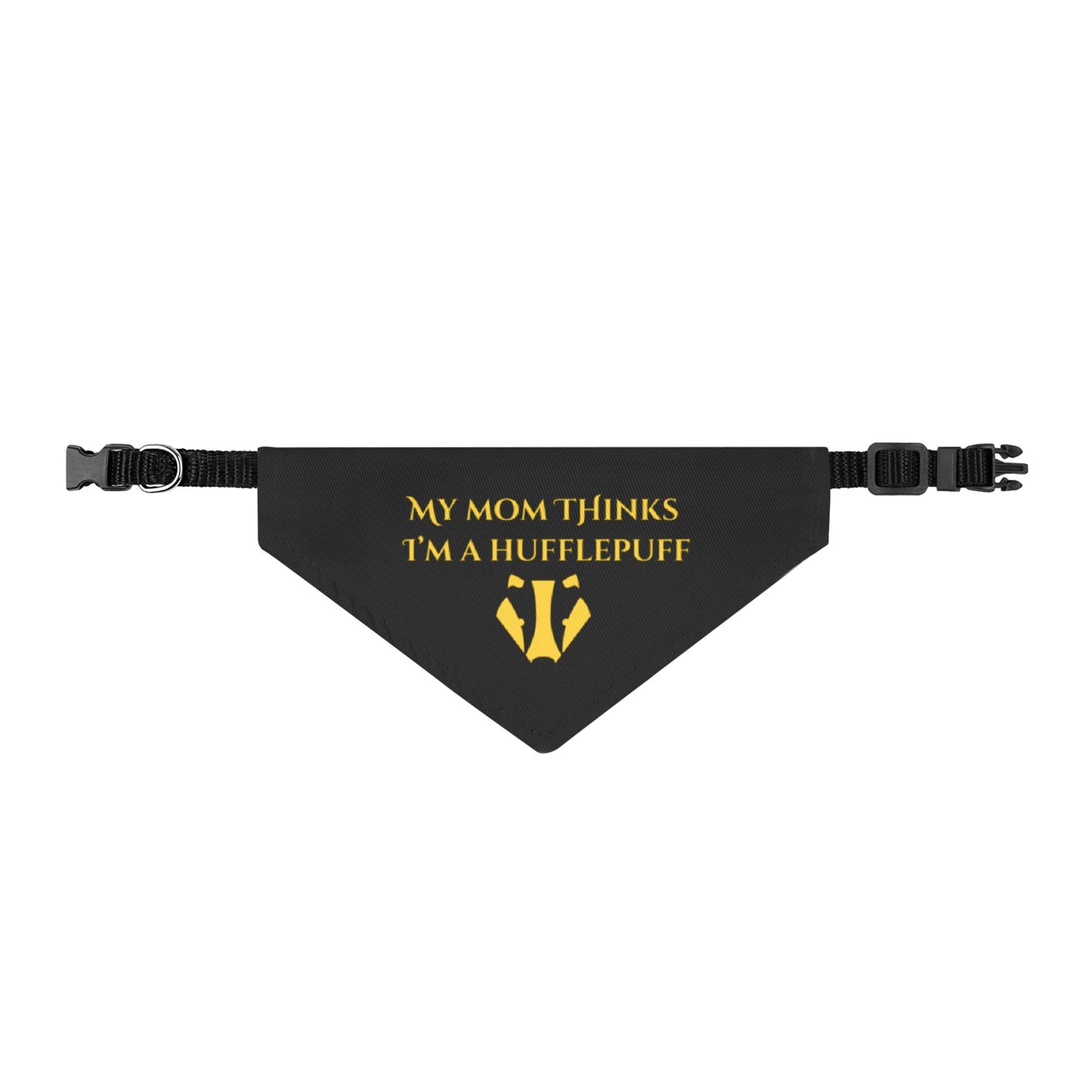 "My Mom Thinks I'm a Hufflepuff" Clip on Bandana