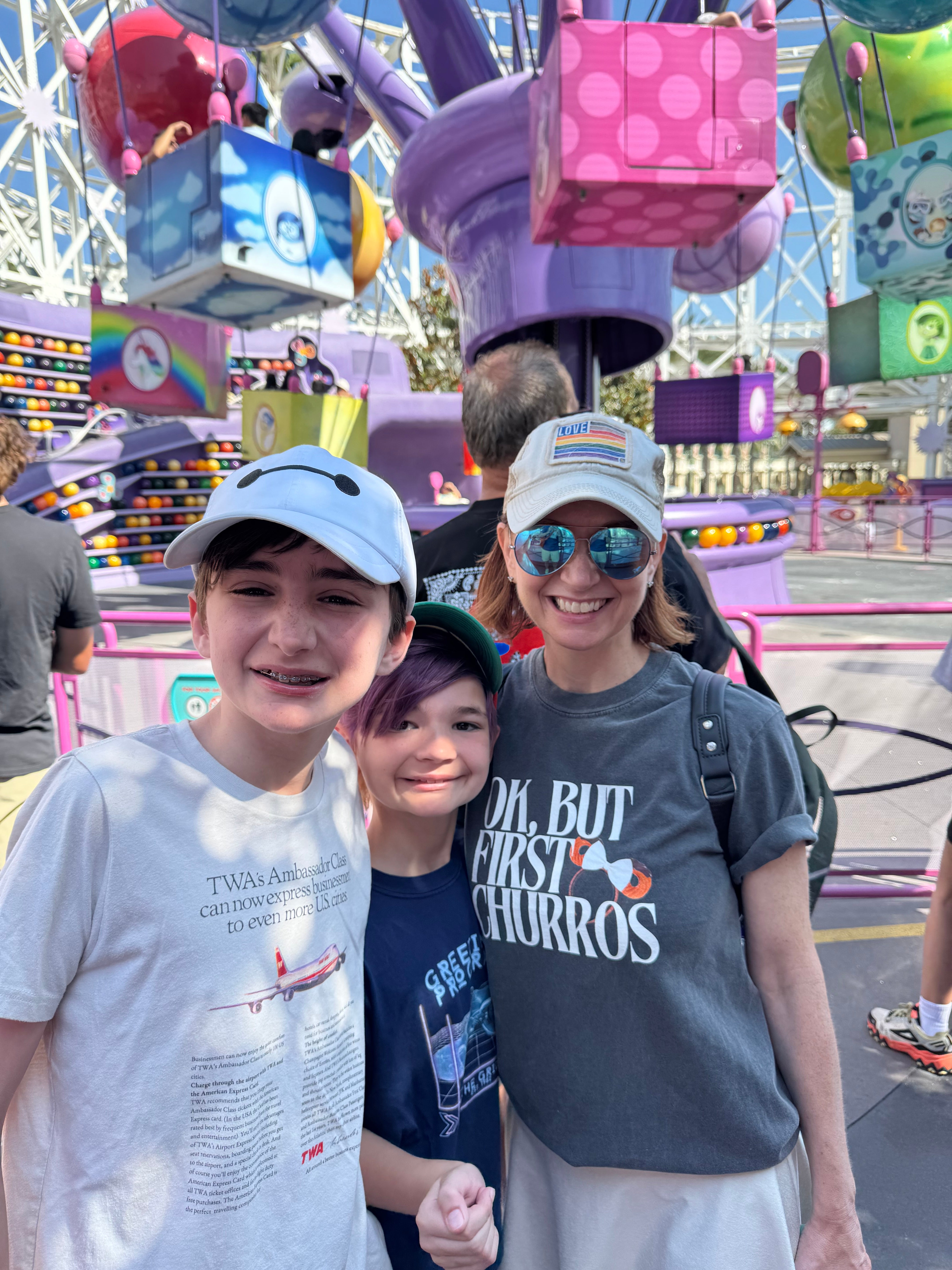 Subtle Disney Parks Garment-Dyed T-shirt - 'OK, But First Churros'