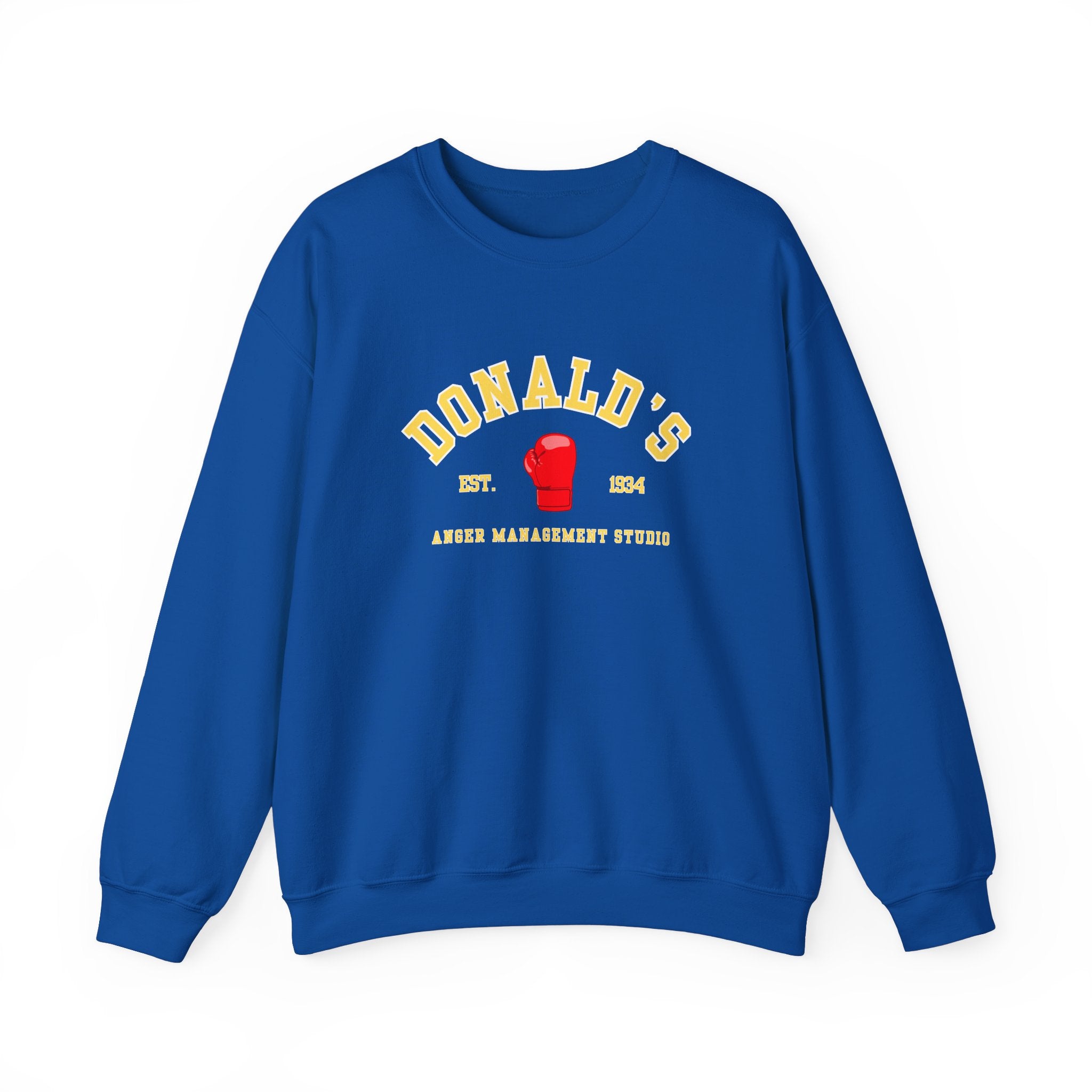 Donald's Anger Management Studio Crewneck Sweatshirt