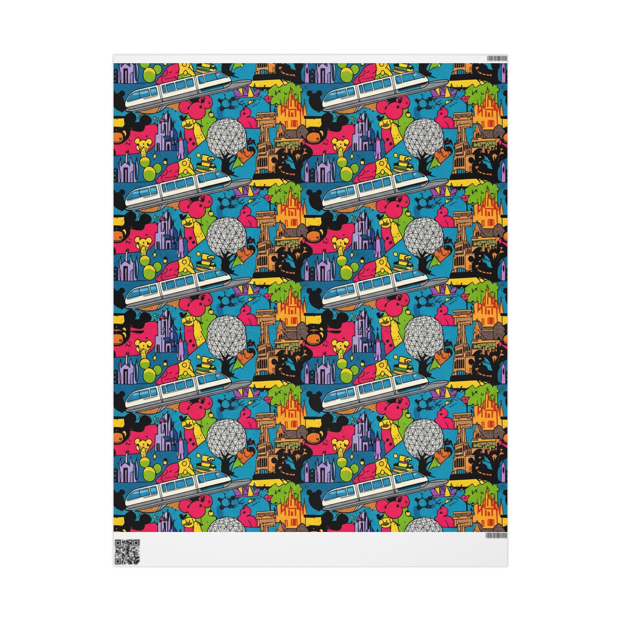 Pop Art Disney Holiday Wrapping Paper