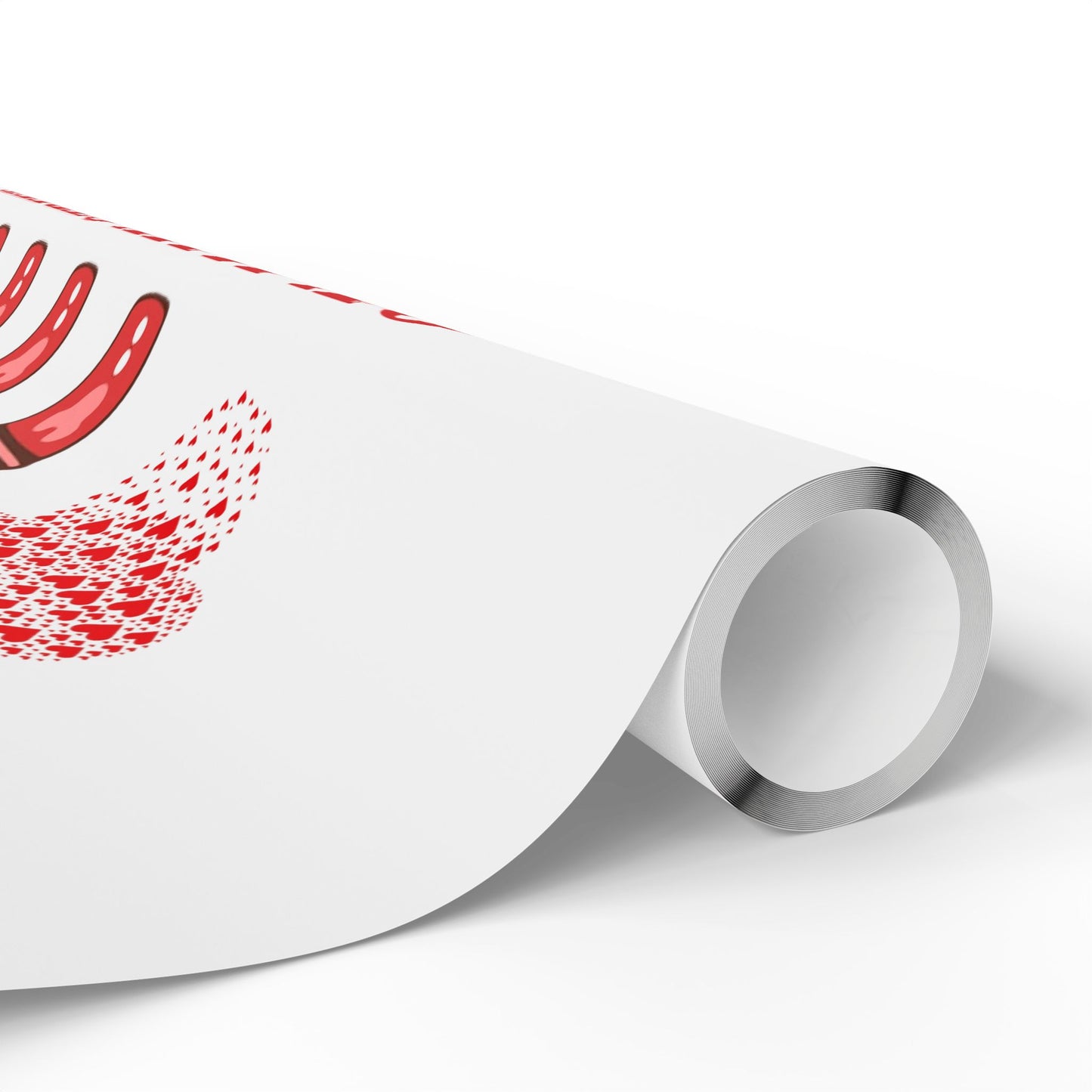 Be Mine On Main Street Valentines Wrapping Paper