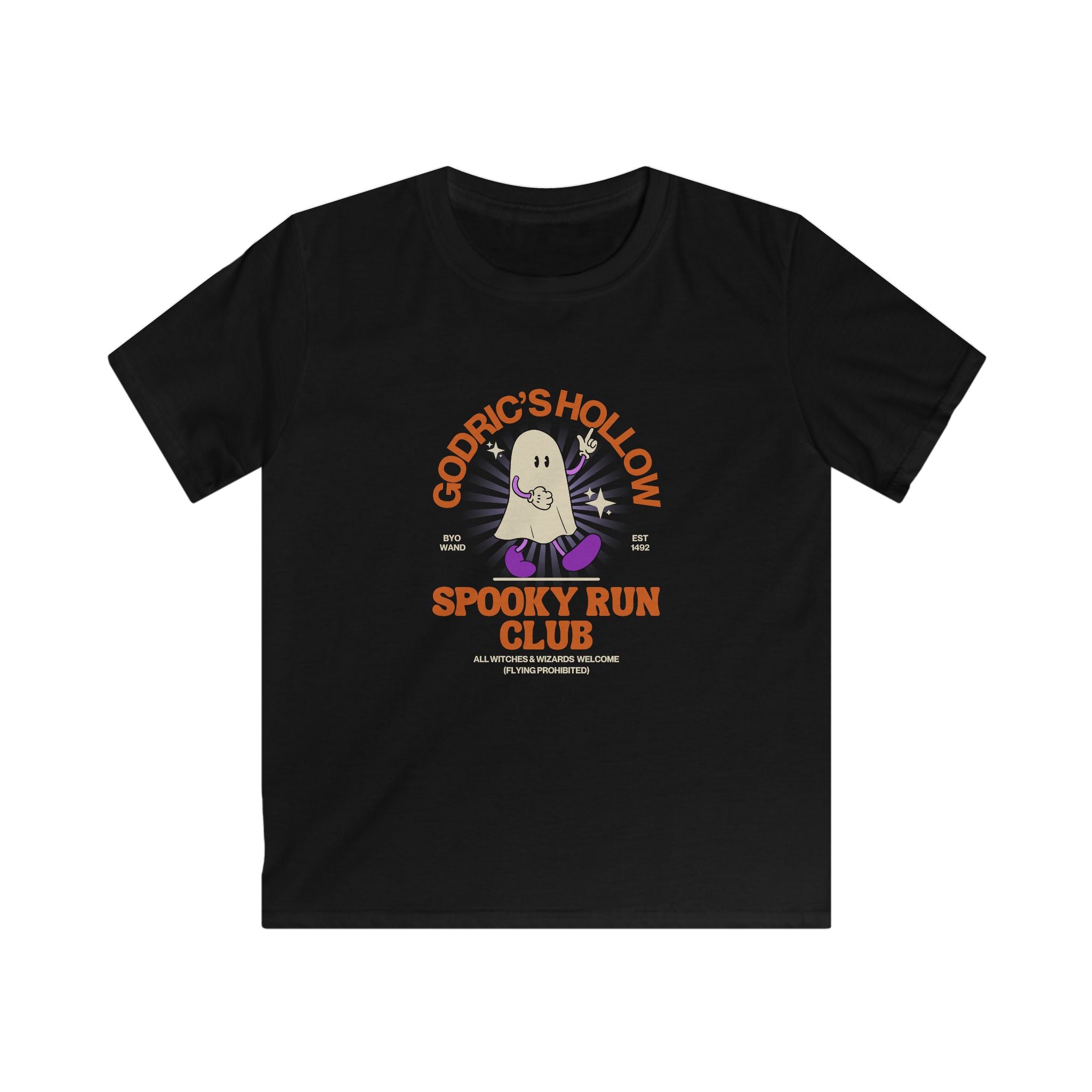 Kids Godric's Hollow Spooky Run Club Halloween Tee