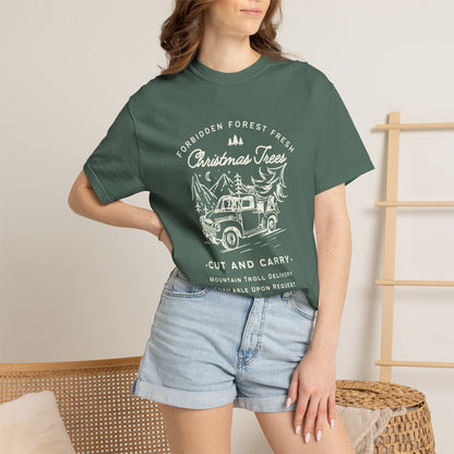 Forbidden Forest Fresh Christmas Trees Tee