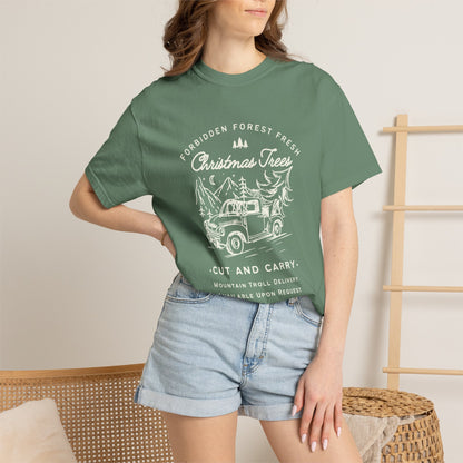 Forbidden Forest Fresh Christmas Trees Tee