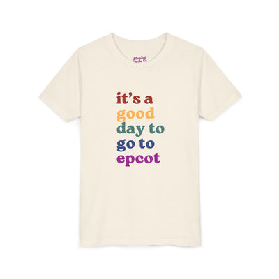 Youth 'It's a Good Day to Go to Epcot' Disney Fan Shirt