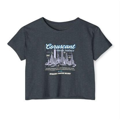 Women's Festival Crop Top - Star Wars Coruscant Travel Agency
