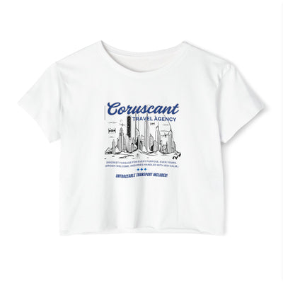 Women's Festival Crop Top - Star Wars Coruscant Travel Agency