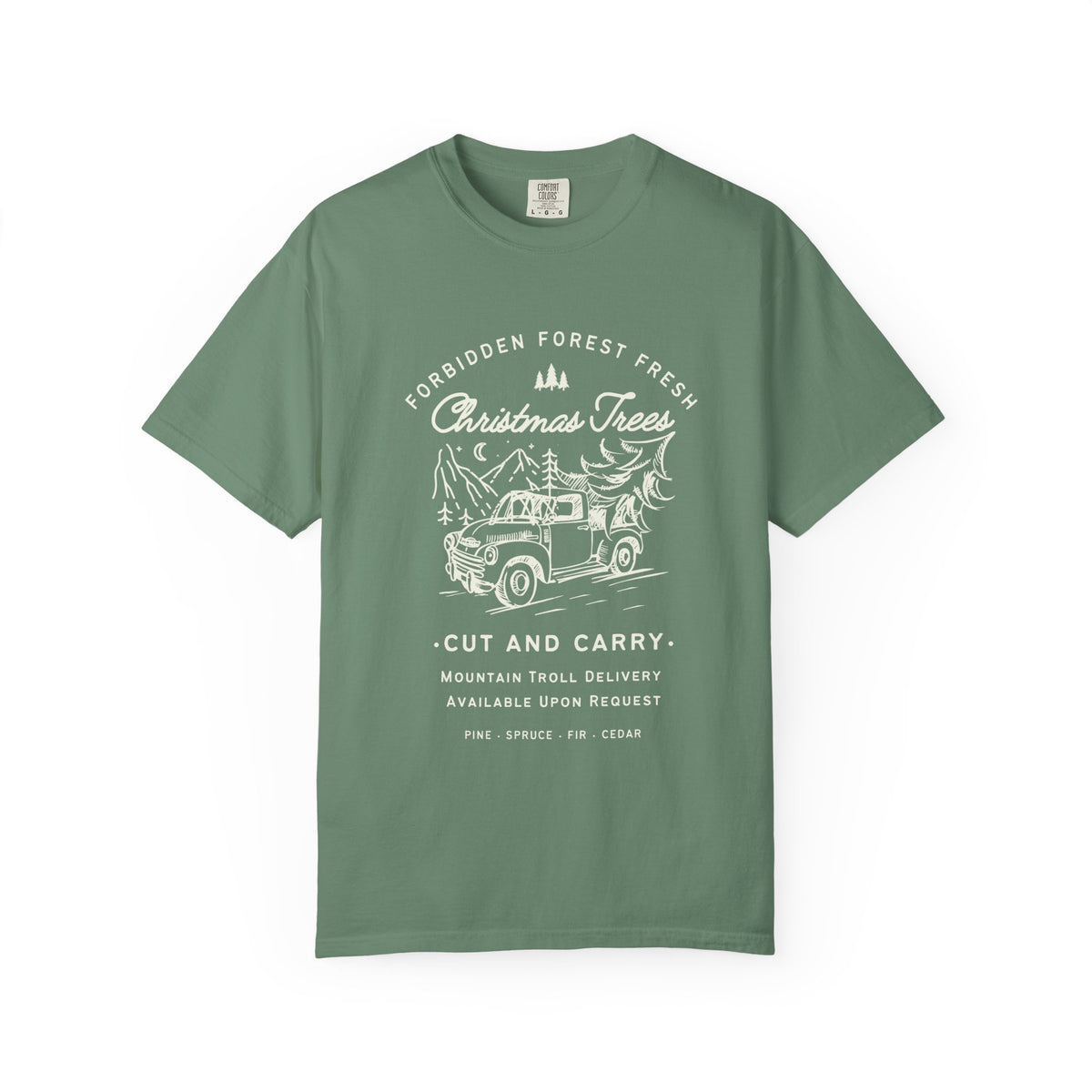 Forbidden Forest Fresh Christmas Trees Tee
