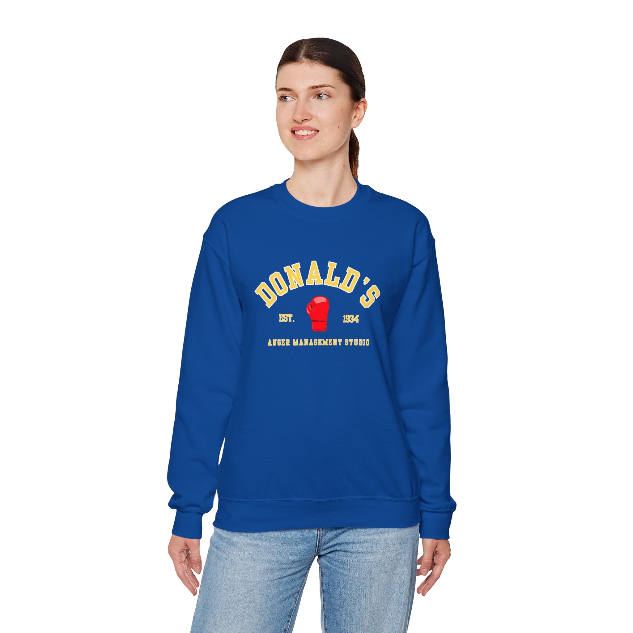 Donald's Anger Management Studio Crewneck Sweatshirt