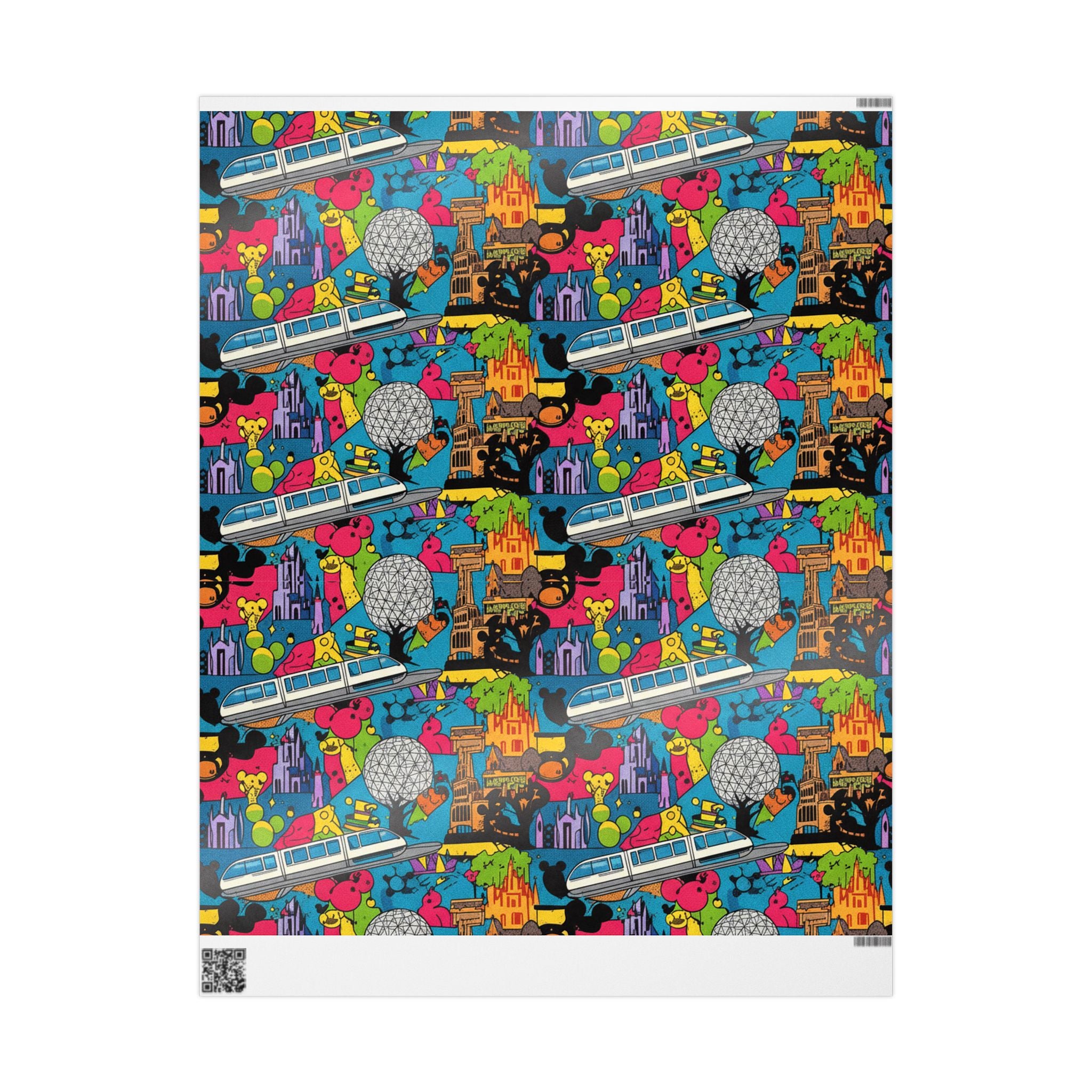 Pop Art Disney Holiday Wrapping Paper