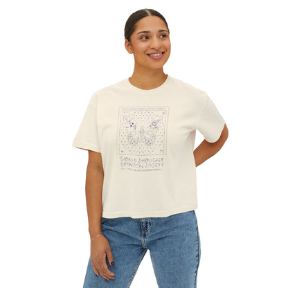 Flower & Garden Festival Crop Tee — World Showcase Botanical Society Vintage Design