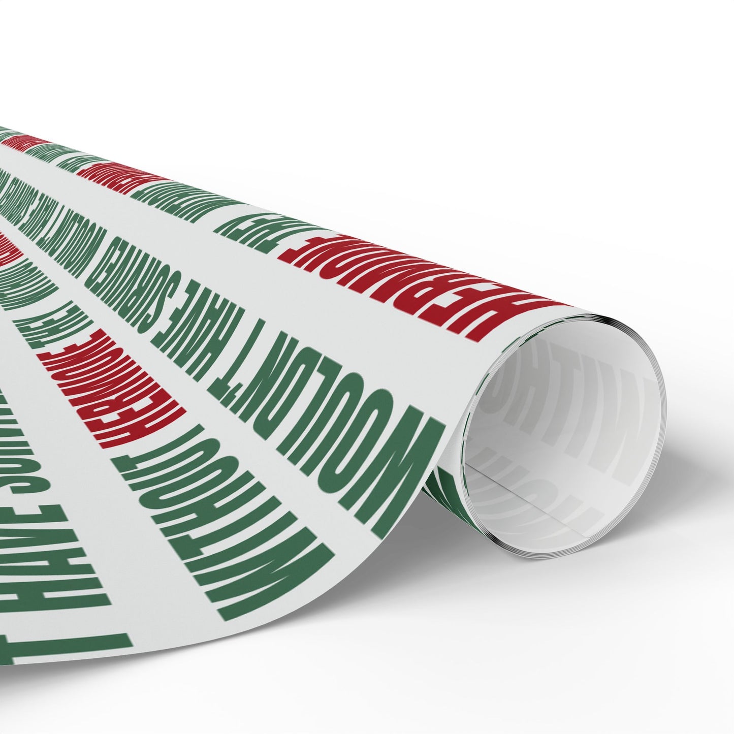 "Without Hermione They Wouldn't Have Survived" Holiday Wrapping Paper