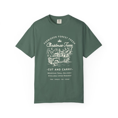 Forbidden Forest Fresh Christmas Trees Tee