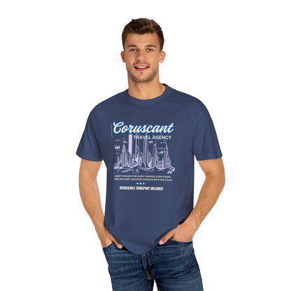 Adventure Awaits: Coruscant Travel Agency Ivory T-Shirt