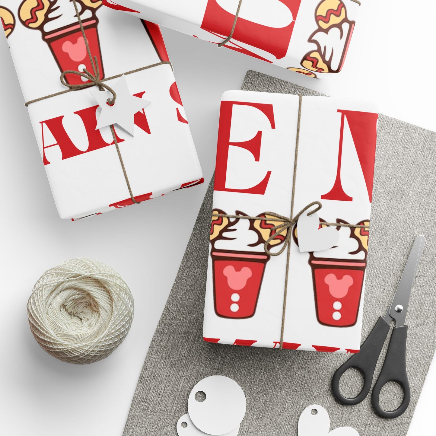 Be Mine On Main Street Valentines Wrapping Paper