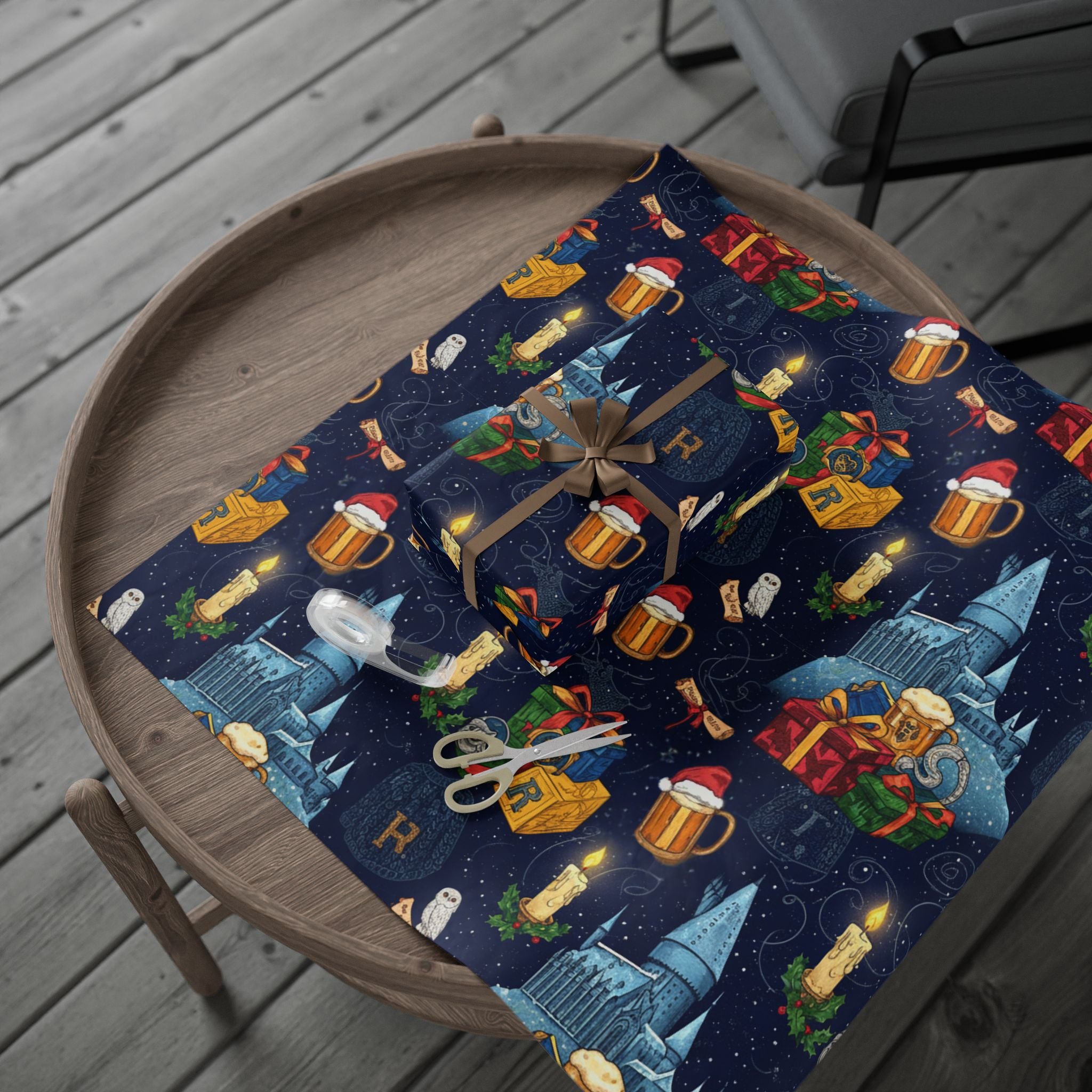 Holidays at Hogwarts Wrapping Paper