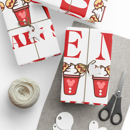 Be Mine On Main Street Valentines Wrapping Paper