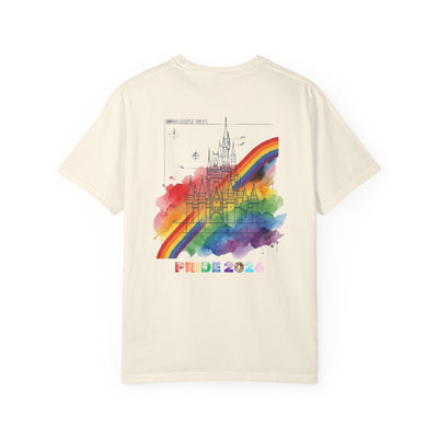 Pride 2026 Rainbow Cinderella's Castle T-Shirt