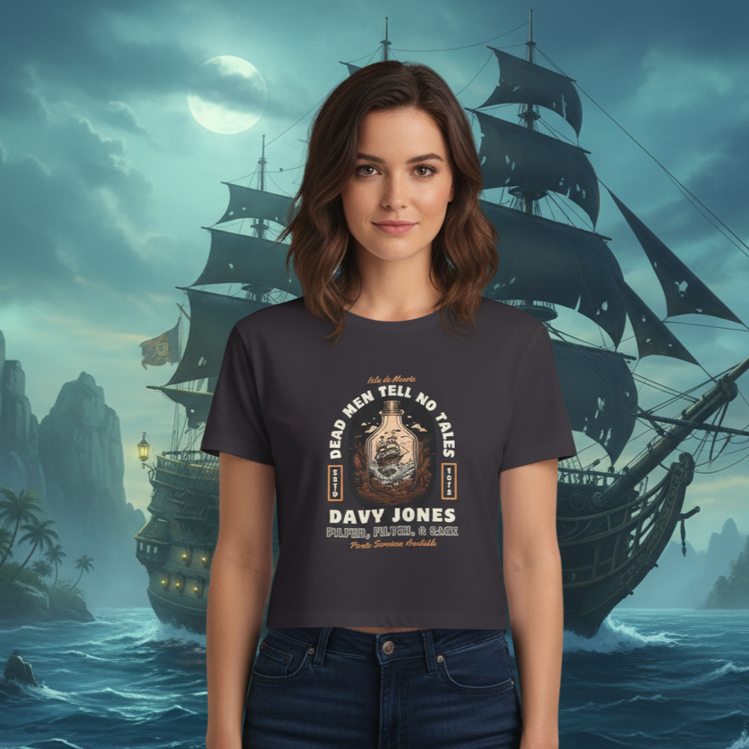 Female Model Davy Jones Locker Tee