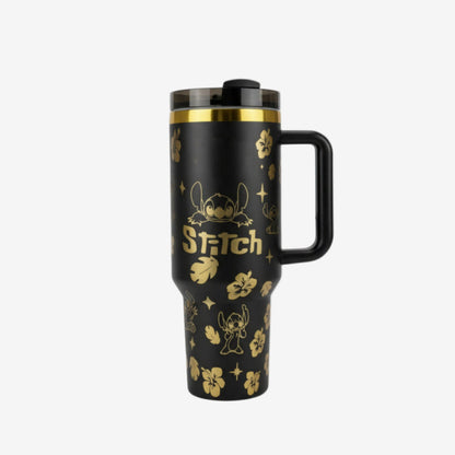 40oz Stainless Steel Tumbler with Handle - Insulated Travel Cup