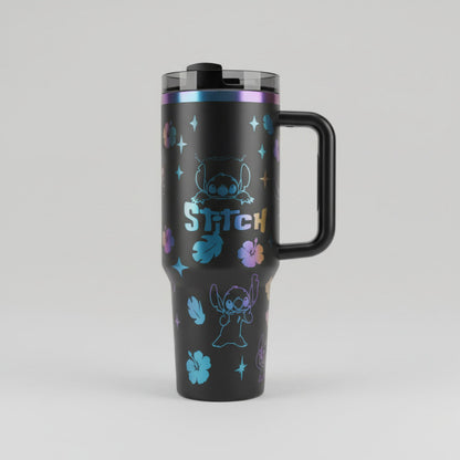 40oz Stainless Steel Tumbler with Handle - Insulated Travel Cup