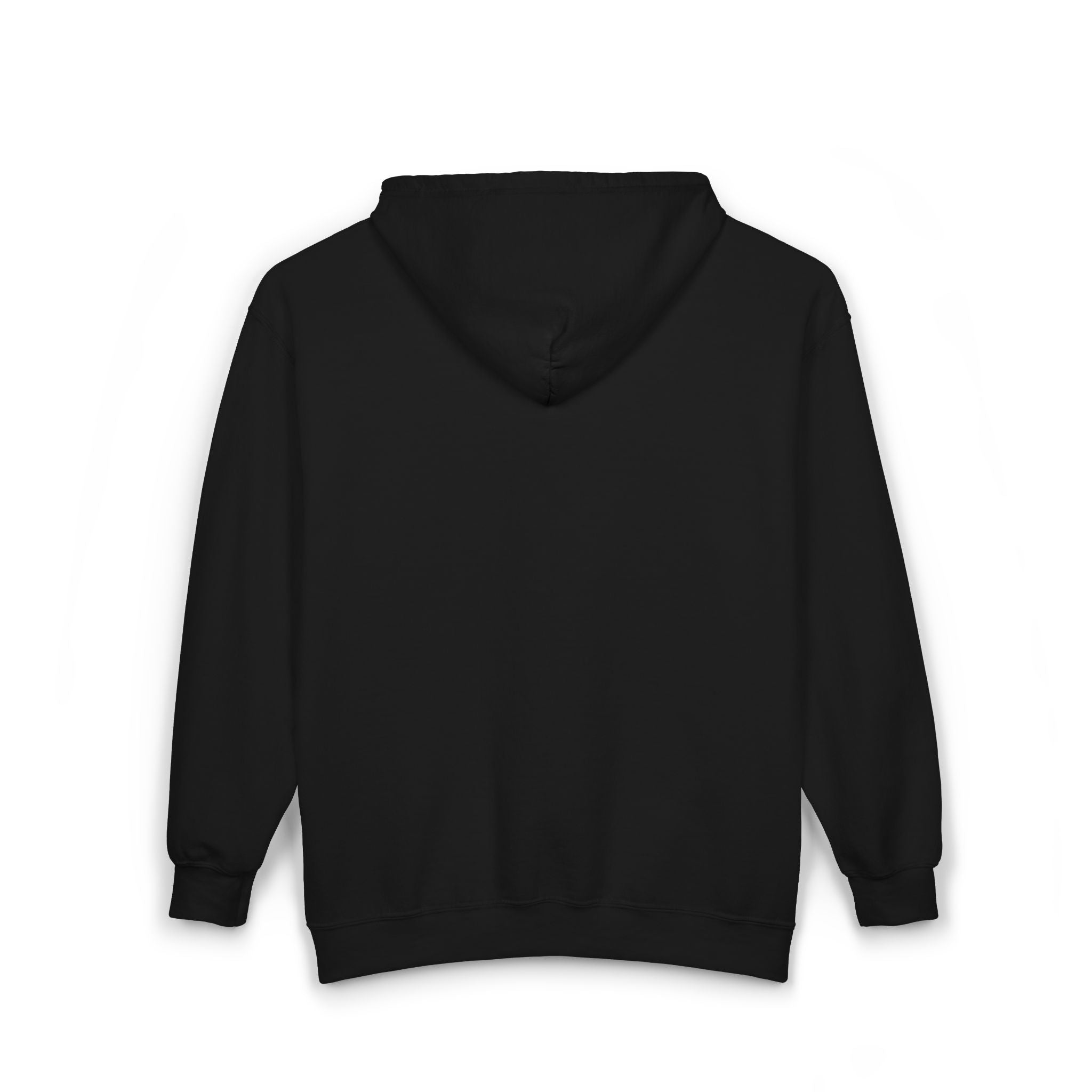 Black hoodie on a white background
