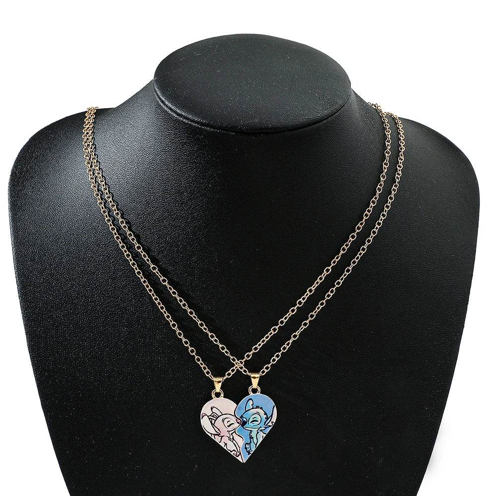 lilo and stitch necklace on form display