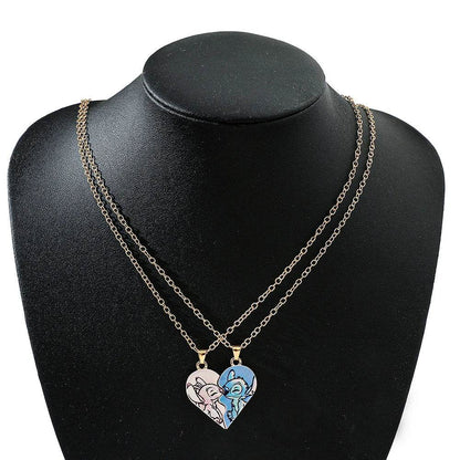 lilo and stitch necklace on form display