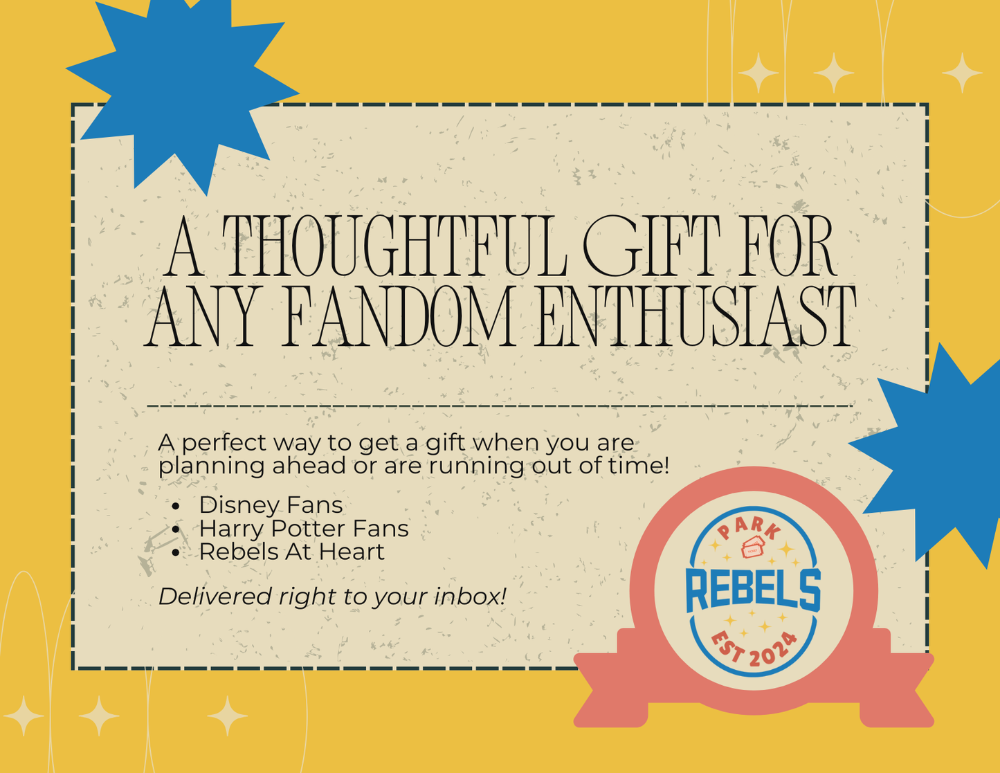 Park Rebels Gift Cards