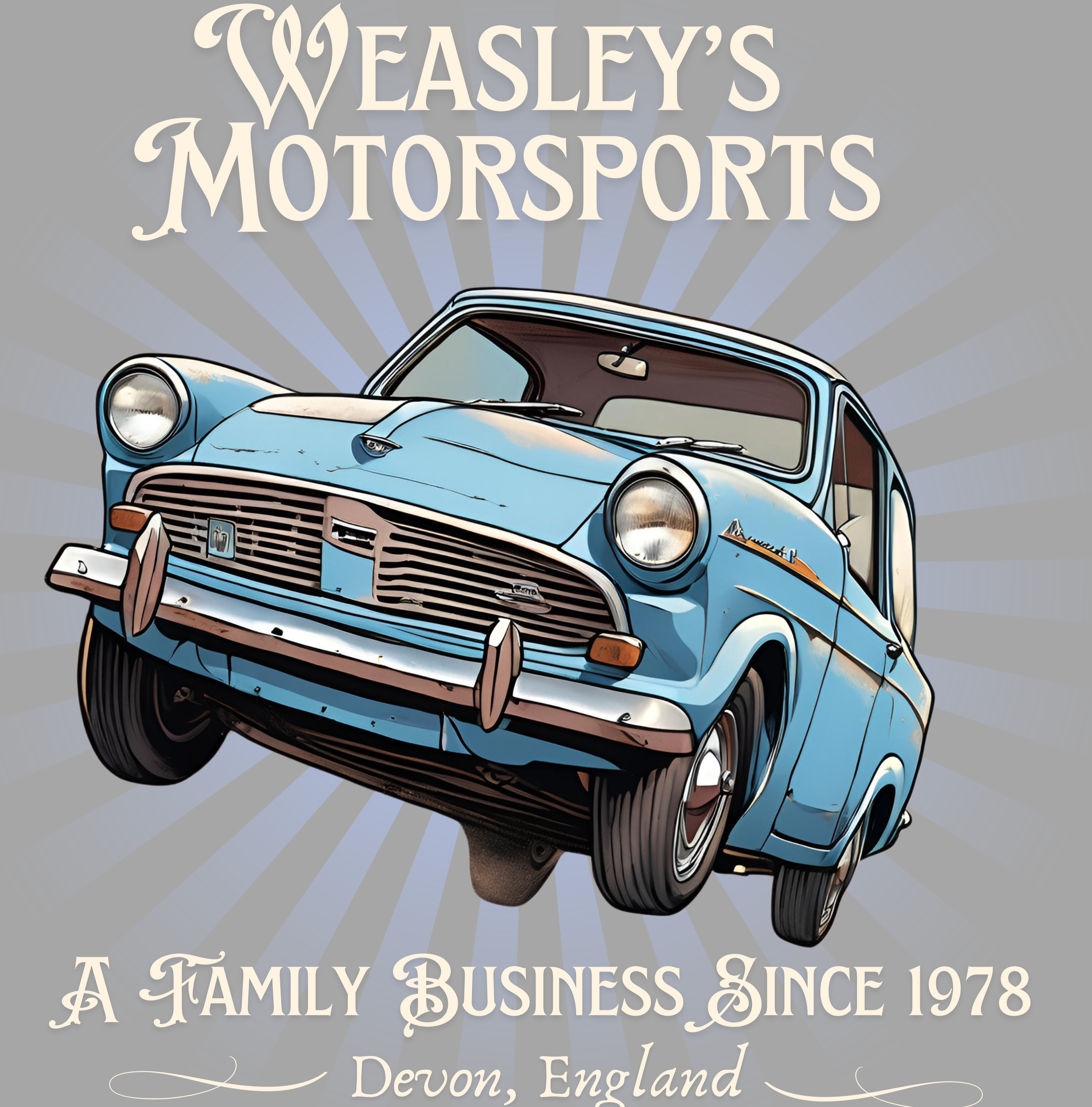 Kids Vintage Weasley's Motorsports Heavy Cotton™ Tee