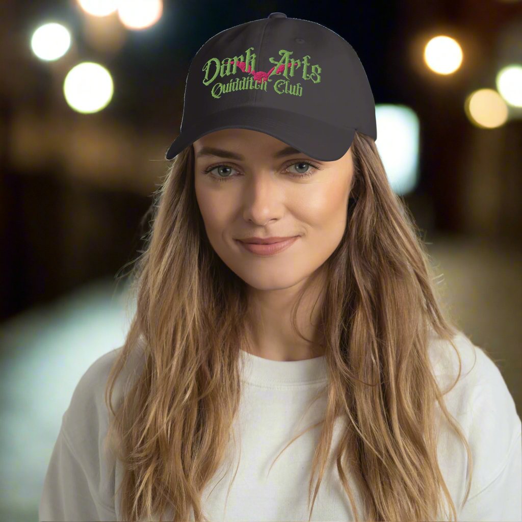 dad hat dark arts hat woman
