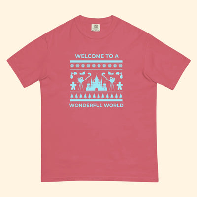 disney holiday red shirt